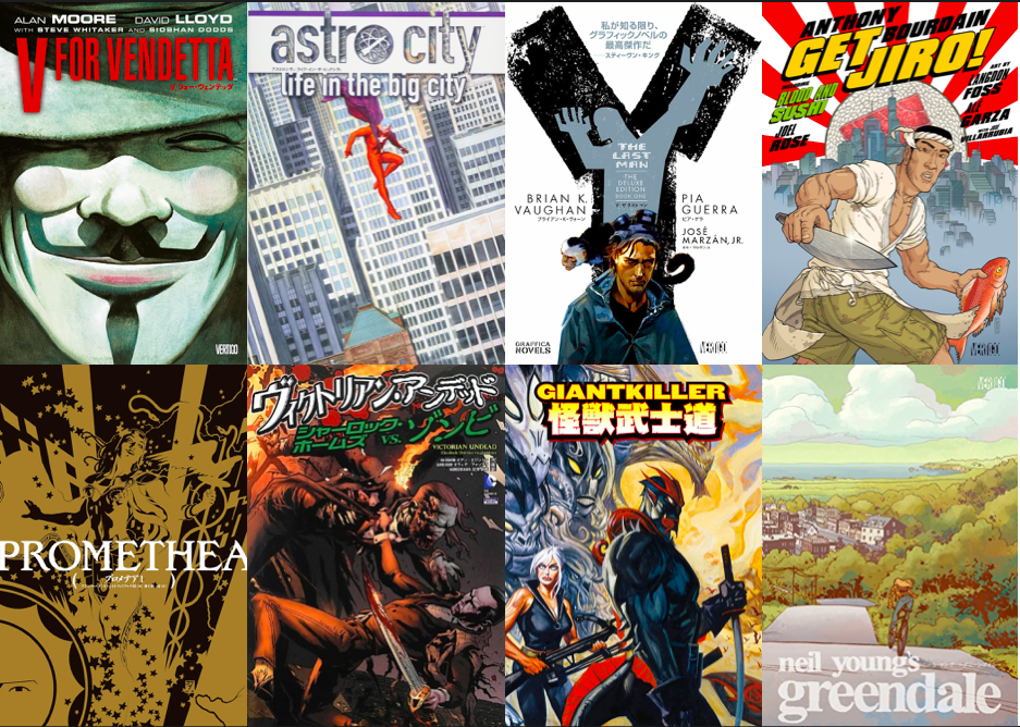【邦訳アメコミリスト】DCコミックス VERTIGO, ABC, WILDSTORM