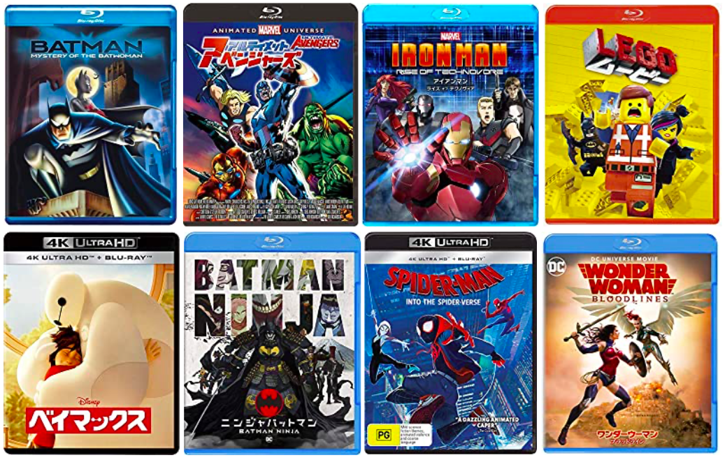 【アメコミ】コミック・ブック/グラフィック・ノベル原作の長編アニメーション